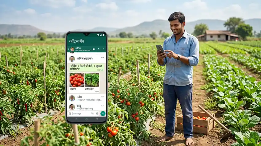 शेतमाल विक्रीसाठी सोशल मीडियाचा वापर