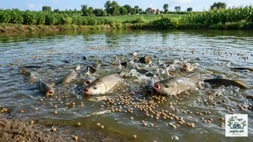 फ्लोटिंग मत्स्यखाद्य (Floating Fish Feed)