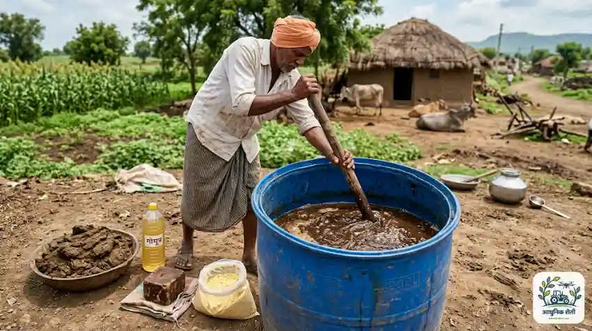 जीवामृत बनवण्याची पद्धत आणि सेंद्रिय खते