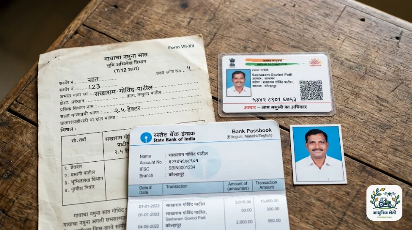 पीएम कुसुम योजना कागदपत्रे