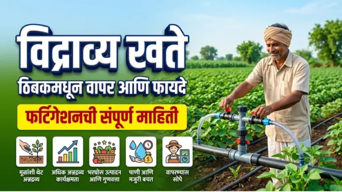 विद्राव्य खतांचा ठिबकमधून वापर