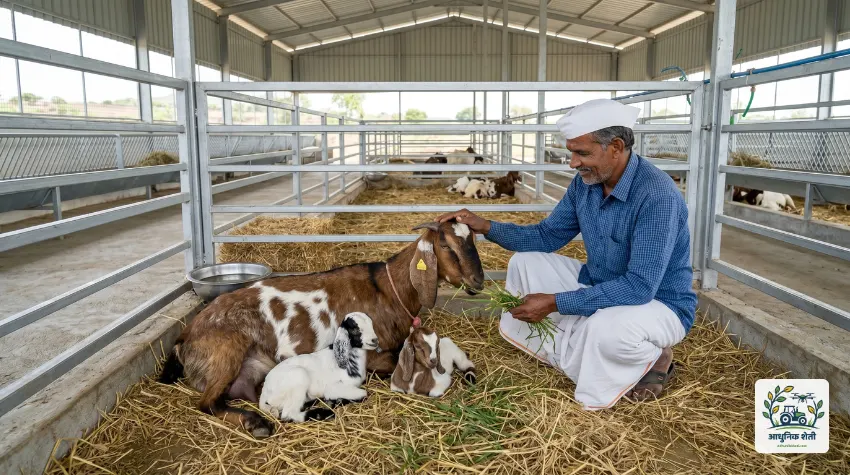 पिले आणि गाभण शेळ्यांची काळजी