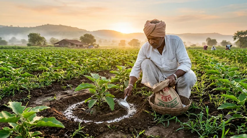 युरिया आणि डीएपी खतांचा अचूक वापर