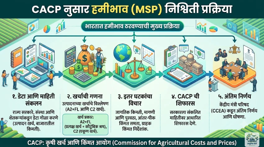 CACP नुसार हमीभाव (MSP) कसा ठरवला जातो