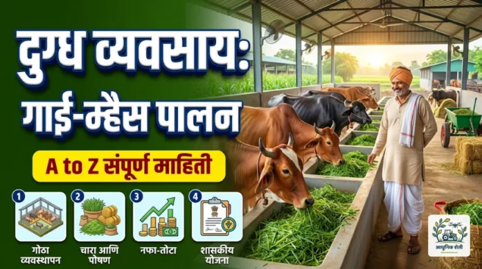 दुग्ध व्यवसाय आणि आधुनिक गोठा