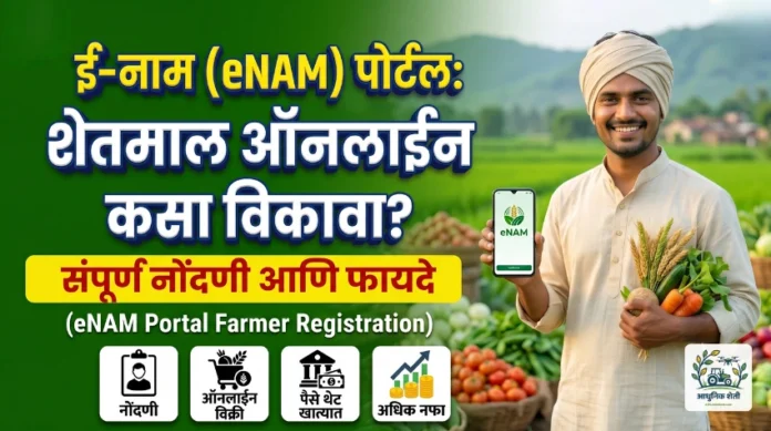 ई-नाम पोर्टल ऑनलाईन शेतमाल विक्री