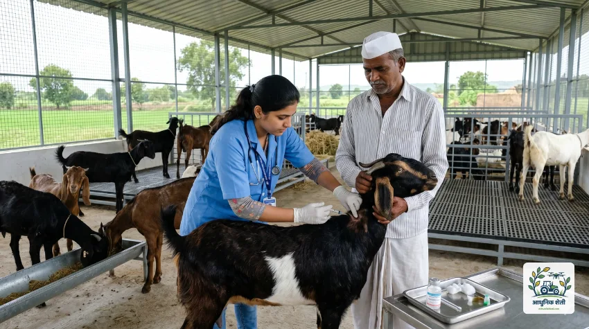 शेळ्यांचे लसीकरण आणि आरोग्य व्यवस्थापन