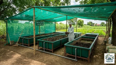 गांडूळ खत तयार करण्याची HDPE बेड पद्धत