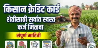 किसान क्रेडिट कार्ड (KCC Loan) 2026: ऑनलाईन अर्ज, फायदे, व्याजदर आणि पात्रता किसान क्रेडिट कार्ड (KCC Loan) योजनेची संपूर्ण माहिती