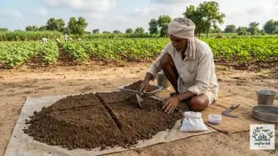 माती परीक्षण क्वार्टरिंग पद्धत (Quartering Method)