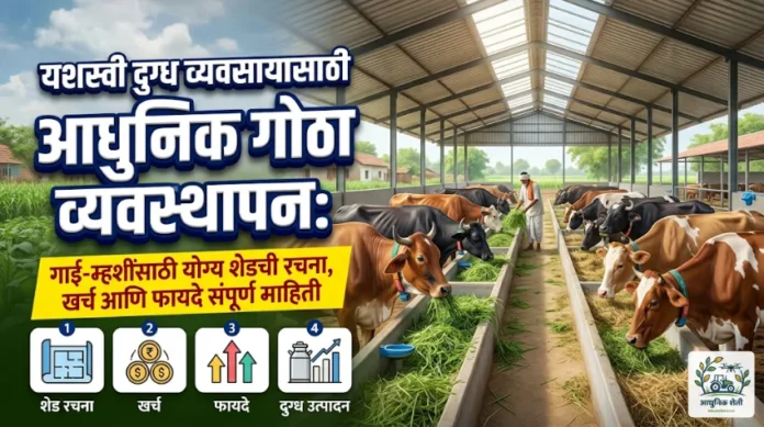 आधुनिक गोठा व्यवस्थापन आणि शेड डिझाईन