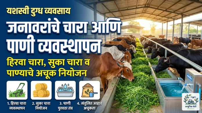 यशस्वी दुग्ध व्यवसाय: जनावरांचे चारा आणि पाणी व्यवस्थापन (Fodder Management) A to Z माहिती