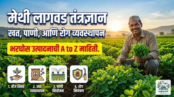 मेथी लागवड तंत्रज्ञान (2026): बियाण्यांपासून ते हमखास बाजारभावापर्यंत संपूर्ण माहिती | Methi Lagvad