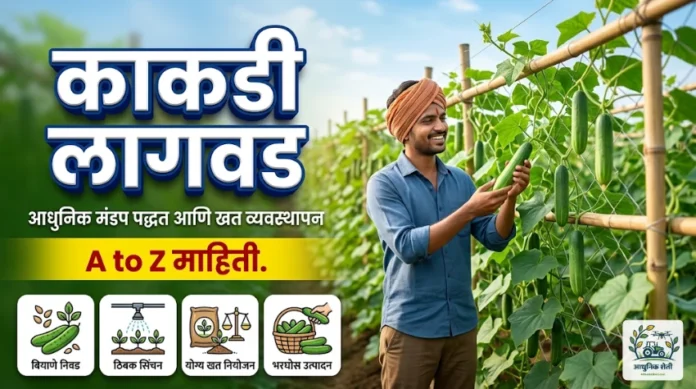 आधुनिक पद्धतीने काकडी लागवड (Modern Cucumber Farming in Maharashtra)