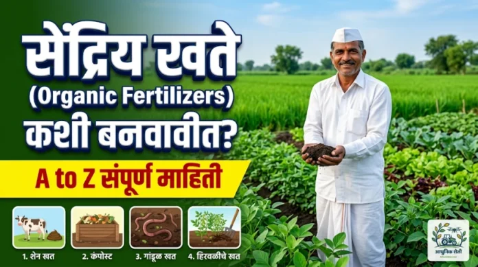 सेंद्रिय खते: प्रकार, फायदे आणि घरच्या घरी बनवण्याची संपूर्ण माहिती (Organic Fertilizers in Marathi)