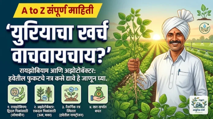 रायझोबियम आणि अझोटोबॅक्टर जिवाणू खतांचा शेतीतील वापर