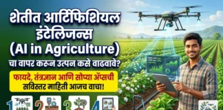 शेतीत आर्टिफिशियल इंटेलिजन्स (AI in Agriculture): फायदे, उपयोग आणि भविष्यातील स्मार्ट शेती शेतीत आर्टिफिशियल इंटेलिजन्स