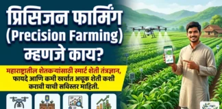 प्रिसिजन फार्मिंग म्हणजे काय? | तंत्रज्ञान, फायदे आणि संपूर्ण माहिती (Precision Farming) प्रिसिजन फार्मिंग आणि स्मार्ट शेती तंत्रज्ञान