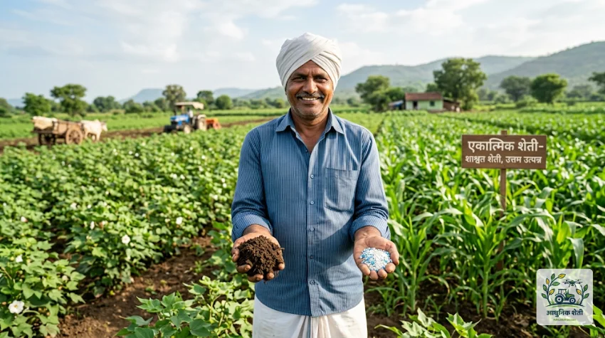 सेंद्रिय आणि रासायनिक खतांचा एकात्मिक वापर